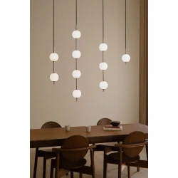 LED Κρεμαστό Φωτιστικό Από Γυαλί STEEL 18W CRI91 Dimmable - Audrey 3 - by UMAGE