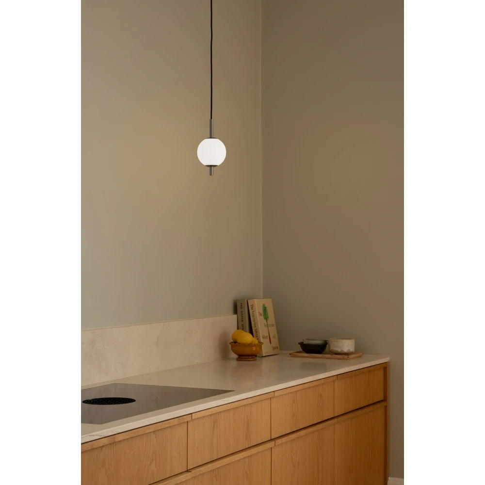 LED Κρεμαστό Φωτιστικό Από Γυαλί STEEL 8W CRI91 Dimmable - Audrey 1 - by UMAGE