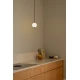 LED Κρεμαστό Φωτιστικό Από Γυαλί STEEL 8W CRI91 Dimmable - Audrey 1 - by UMAGE