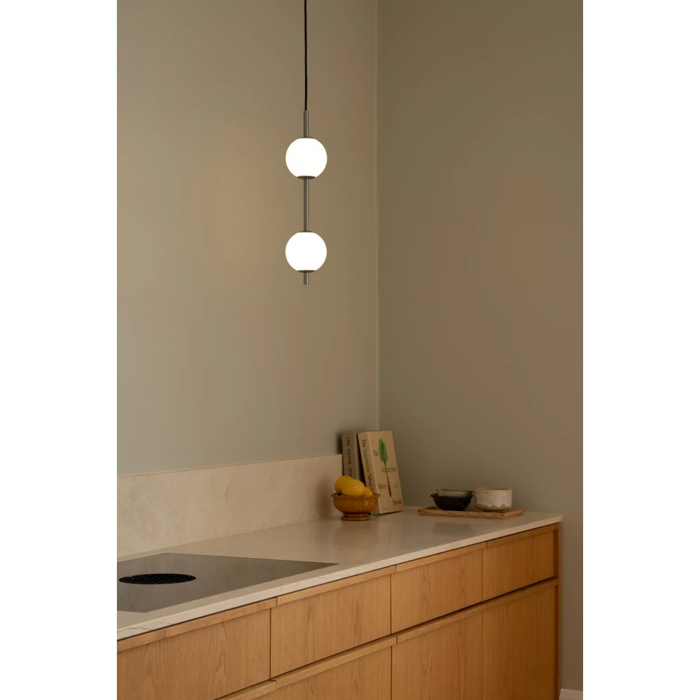 LED Κρεμαστό Φωτιστικό Από Γυαλί STEEL 13W CRI91 Dimmable - Audrey 2 - by UMAGE