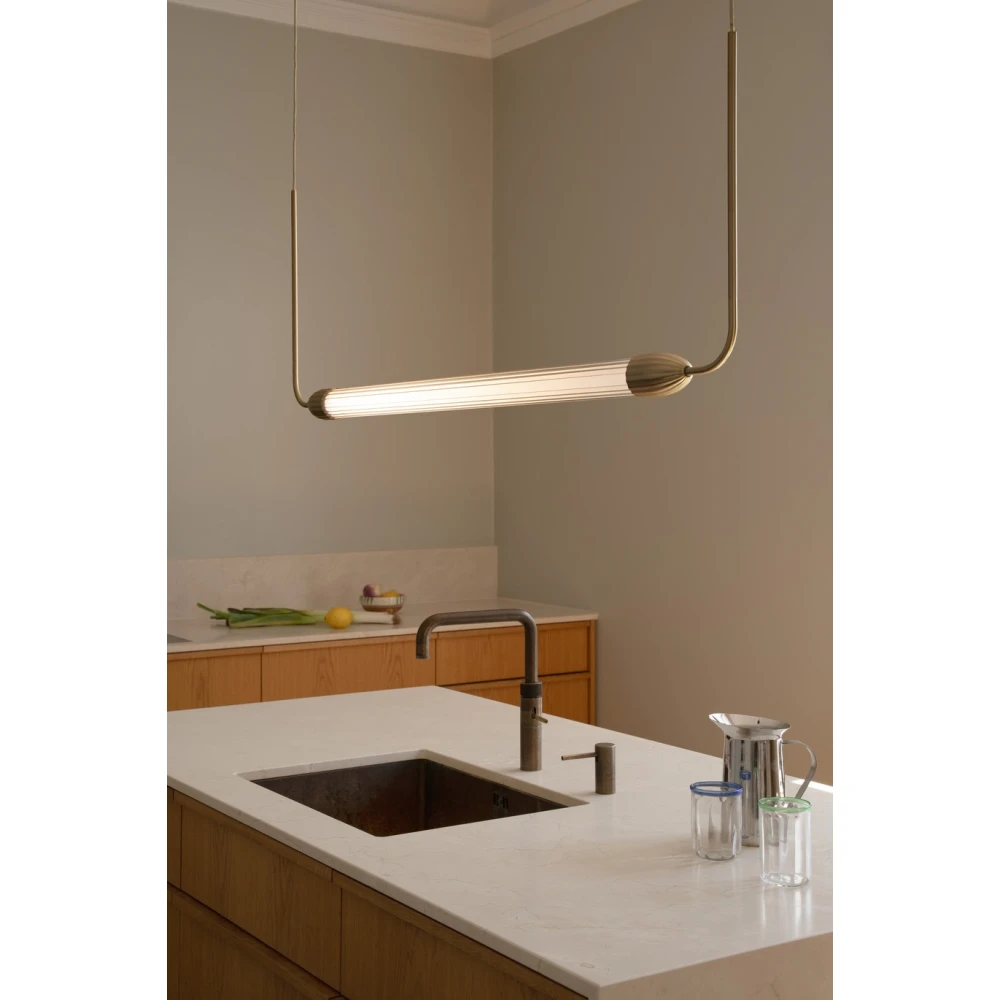 Φωτιστικό Οροφής 2xGU10 Lemon Squeeze Linear - Brass - by UMAGE