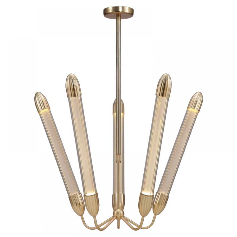 Φωτιστικό Οροφής 5xGU10 Lemon Squeeze Long - Plated brass - by UMAGE
