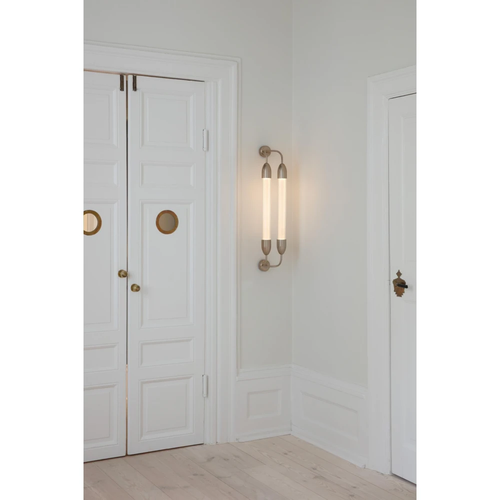 Φωτιστικό Τοίχου 2xGU10 Lemon Squeeze short double - Plated brass - by UMAGE