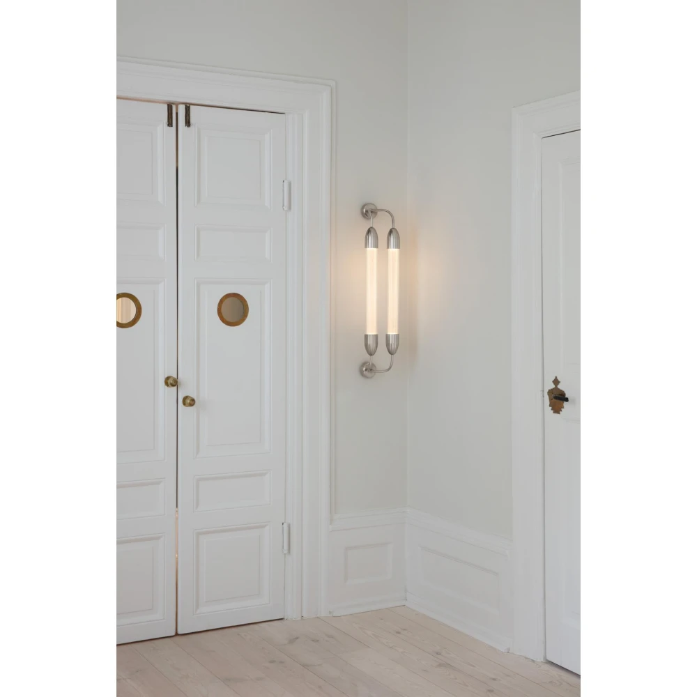 Φωτιστικό Τοίχου 2xGU10 Lemon Squeeze short double - Polished steel - by UMAGE