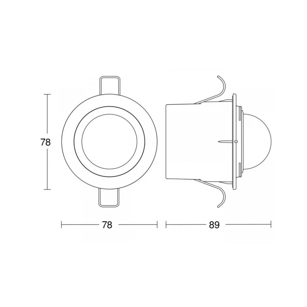 Αισθητήρας Κίνησης MOTION DETECTOR IS 360-1 DE WHITE - STEINEL