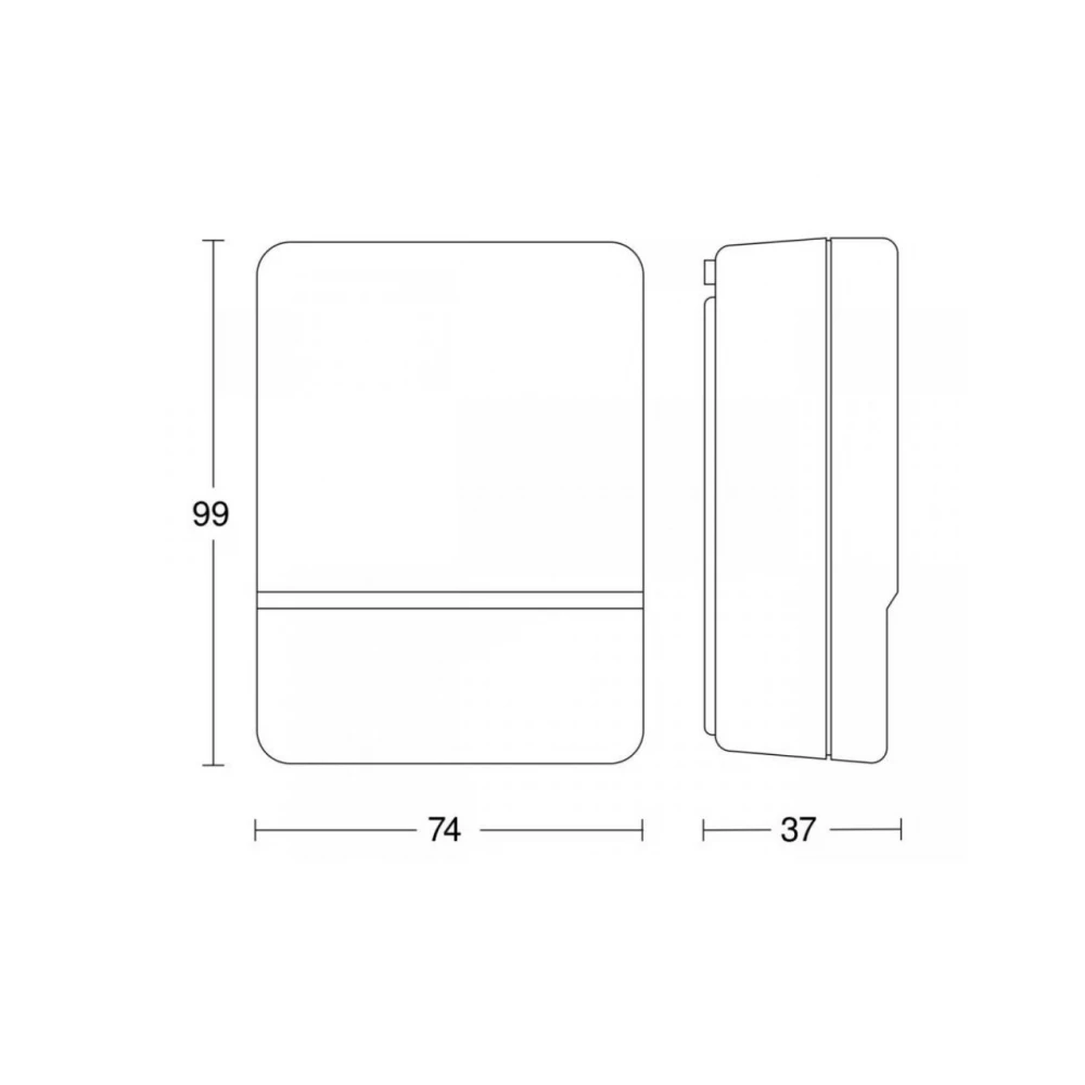 Αισθητήρας Κίνησης LUX SWITCH NM 2000 BLACK - STEINEL