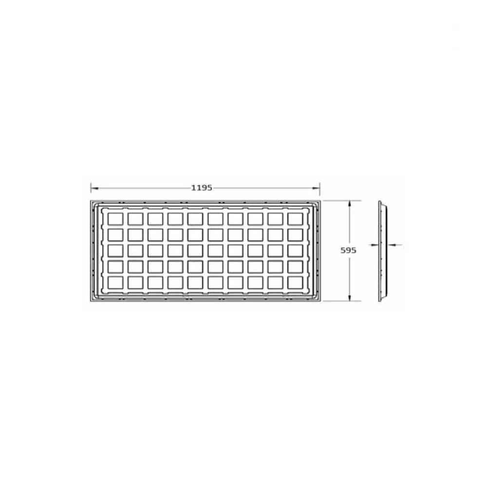 Φωτιστικό Οροφής Professional BACKLIT LED panel 120x30 45W SELV SAMSUNG chip - UNIVERSE