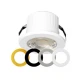 SPOT ΧΩΝΕΥΤΟ LED Φ3,5 3W 270lm 38° 3CCT 3000K-4000K-6000K ΠΛΑΣΤΙΚΟ ΛΕΥΚΟ/ΑΣΗΜΙ/ΜΑΥΡΟ/ΧΡΥΣΟ UNIVERSE
