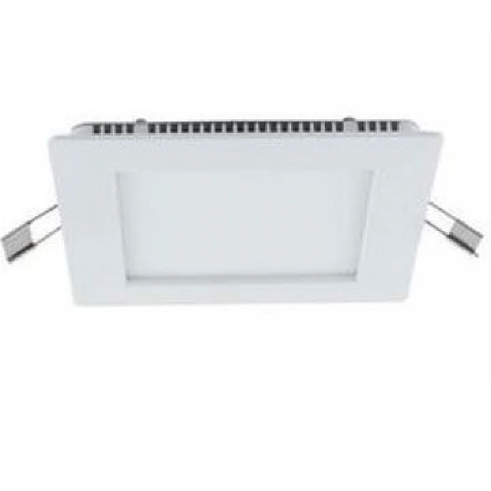 18W LED SMD Τετράγωνο Χωνευτό Slim Panel Σε Λευκό Χρώμα 120º 240V IP20 Ουδέτερο Λευκό 4000Κ UNIVERSE