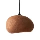 Κρεμαστό Φωτιστικό Μονόφωτο Από Ανακυκλωμένο Χαρτόνι σε Terracotta Χρώμα PEBBLE Medium - Ay illuminate