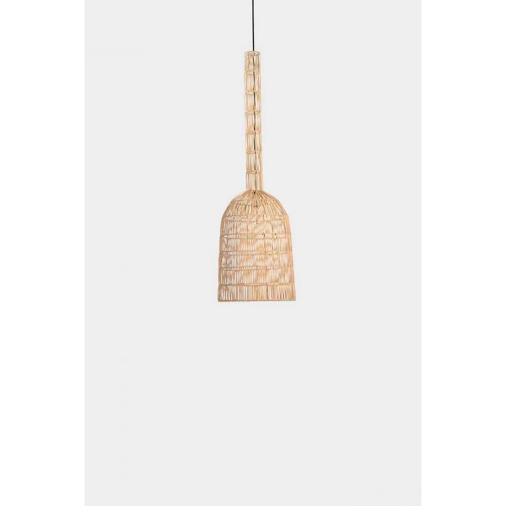 Κρεμαστό Φωτιστικό Μονόφωτο Από Rattan Σε Φυσικό Χρώμα D35cm Umut 2 - Ay illuminate