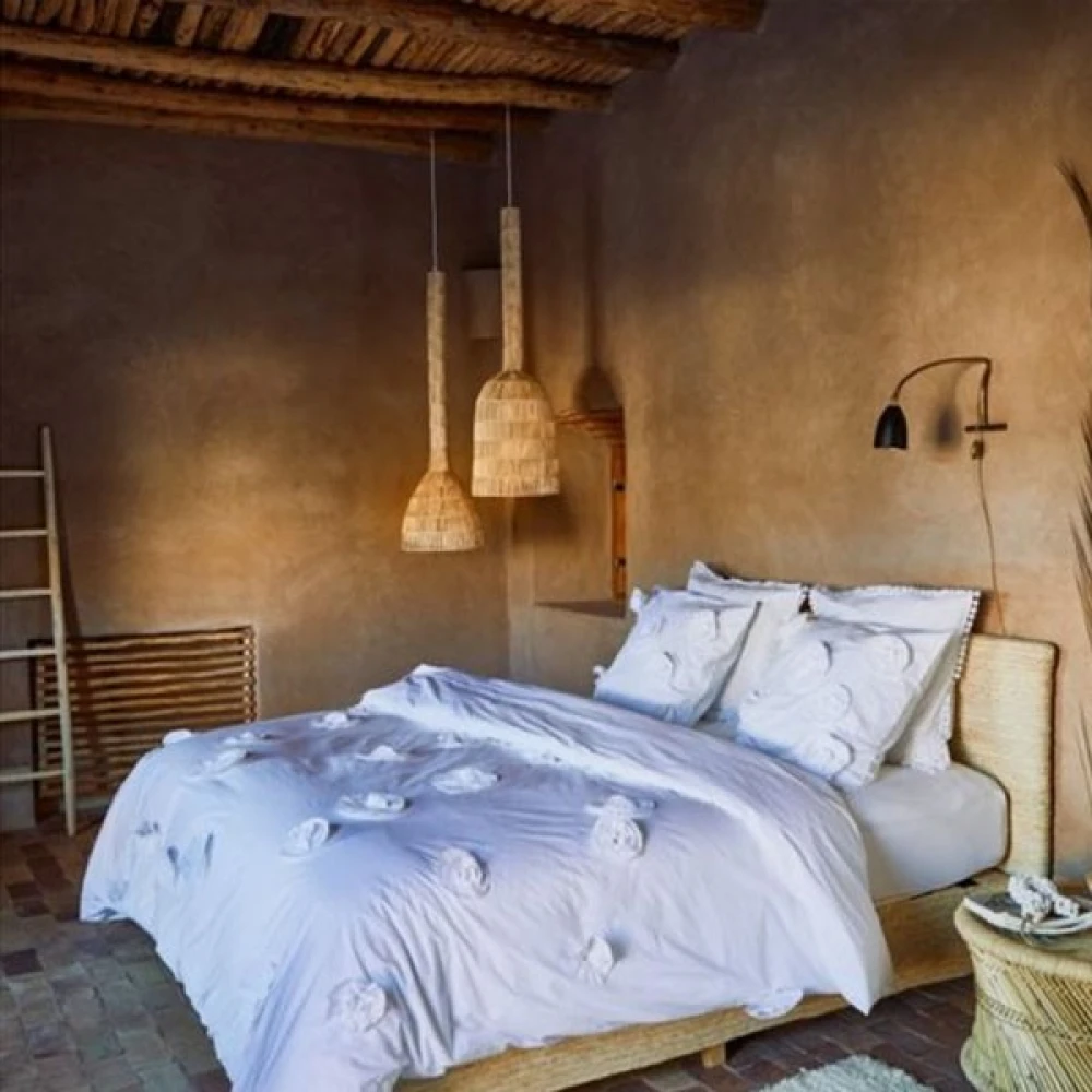 Κρεμαστό Φωτιστικό Μονόφωτο Από Rattan Σε Φυσικό Χρώμα D35cm Umut 3 - Ay illuminate