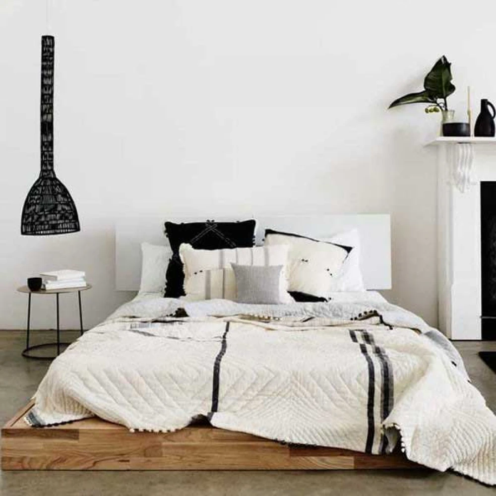 Κρεμαστό Φωτιστικό Μονόφωτο Από Rattan Σε Μαύρο Χρώμα D35cm Umut 3 - Ay illuminate