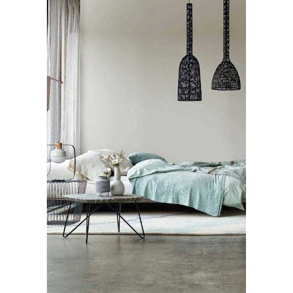 Κρεμαστό Φωτιστικό Μονόφωτο Από Rattan Σε Μαύρο Χρώμα D35cm Umut 3 - Ay illuminate