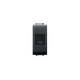 Πρίζα Δικτύου RJ45 CAT6 / UTP 1ΣΤ Μαύρη - ELETTROCANALI