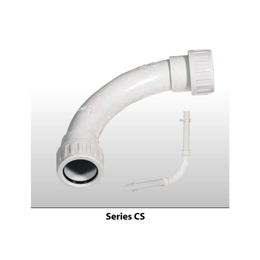 Σύνδεσμος Σωλήνων Καμπύλη 90 Μοιρών IP65 Φ20  - Elettrocanali