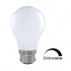 LED Λάμπα Filament A60 7.5W Θερμό B22 Γαλακτερή DIMMABLE Universe