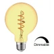 LED Λάμπα Filament G95 4W Θερμό E27 Flex Art Line Σε Μελί Γυαλί DIMMABLE Universe