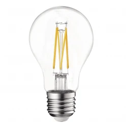 LED Λάμπα Filament A60 7W Θερμό E27 Διάφανη Με Αισθητήρα Μέρας-Νύχτας Universe