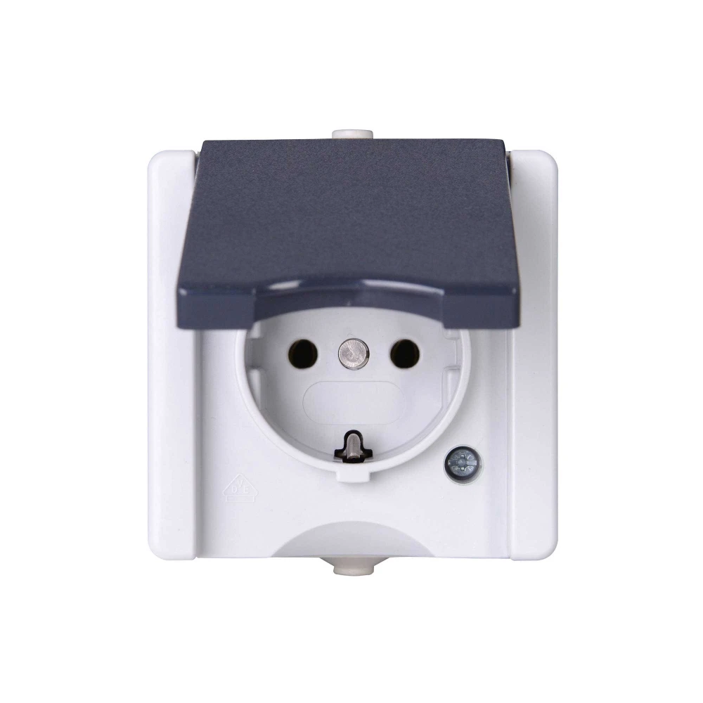 Πρίζα σούκο καπάκι 240V/16A εξωτερική IP44 - Kopp