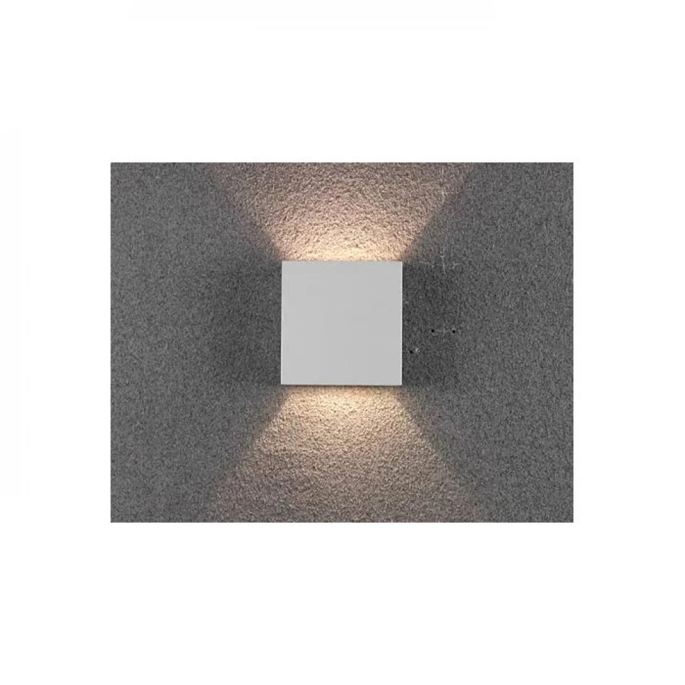 LED Απλίκα Λευκή UP-DOWN IP65 4W Θερμό Λευκό Seaside Universe