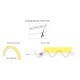 5 Μέτρα - FLAT NEON FLEX LED TAINIA (ΔΙΑΦΑΝΗ) 11W 24V 1000lm 220° IP65 DIMMABLE UNIVERSE