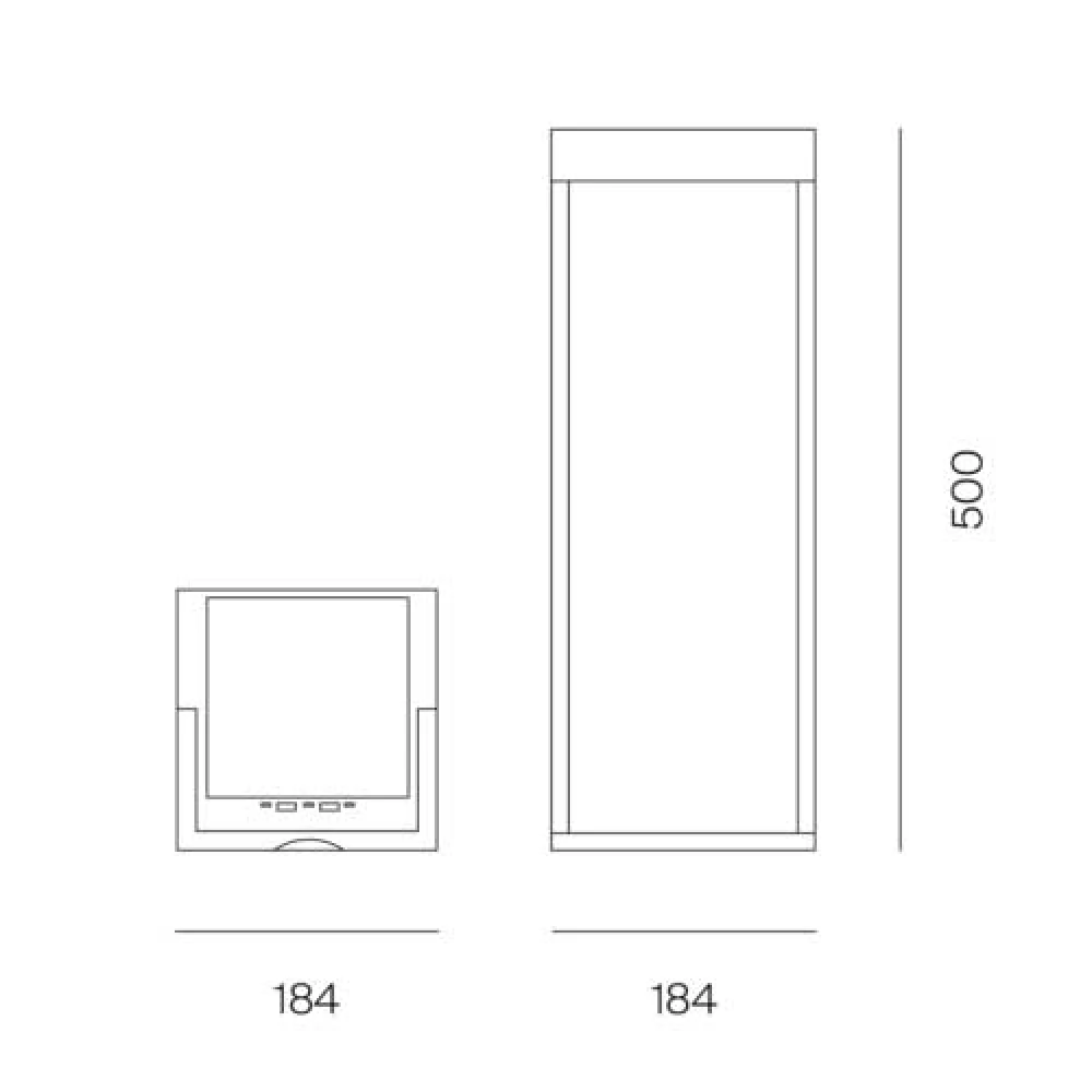 LED Επαναφορτιζόμενο Φορητό Φωτιστικό Ηλιακό Sand 2.2W IP65 Diogene Hybrid Large - LOGICA