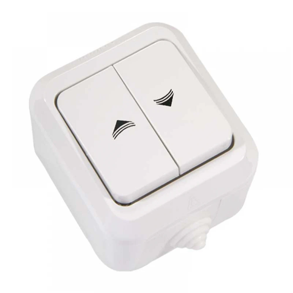 Μπουτόν ρολλών 240V/10A εξωτερικός Makel