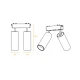 Slim 48V Magnetic Double Track Spot Light 2x9W Ra90 για ΡΑΓΑ SLIM ΛΕΥΚΟ - UNIVERSE
