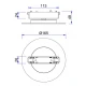 Slim 48V Magnetic Indirect Light 5W Ra90 για ΡΑΓΑ SLIM ΜΑΥΡΟ - UNIVERSE