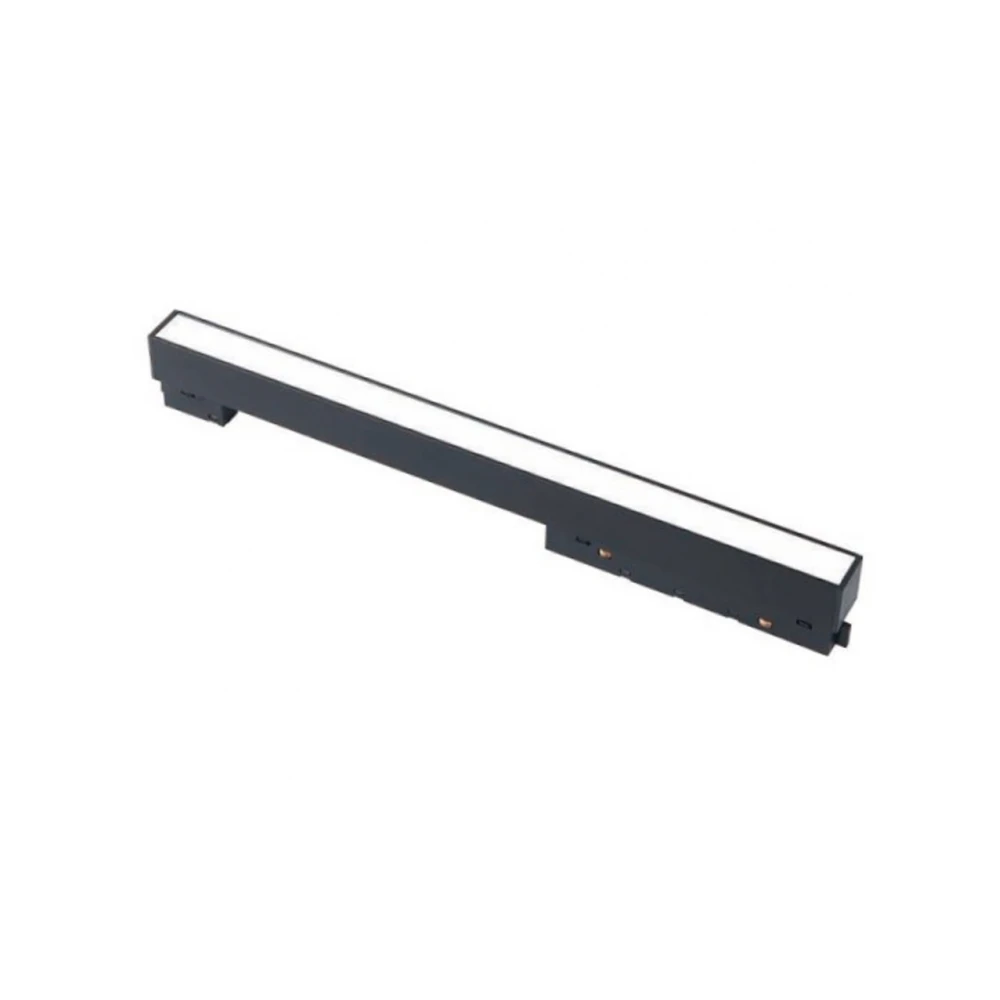 Standard 48V Magnetic Flood Light 18W RA90 Osram Led Για ΜΑΓΝΗΤΙΚΗ ΡΑΓΑ Χωνευτή Standard 48v Μαύρο - UNIVERSE