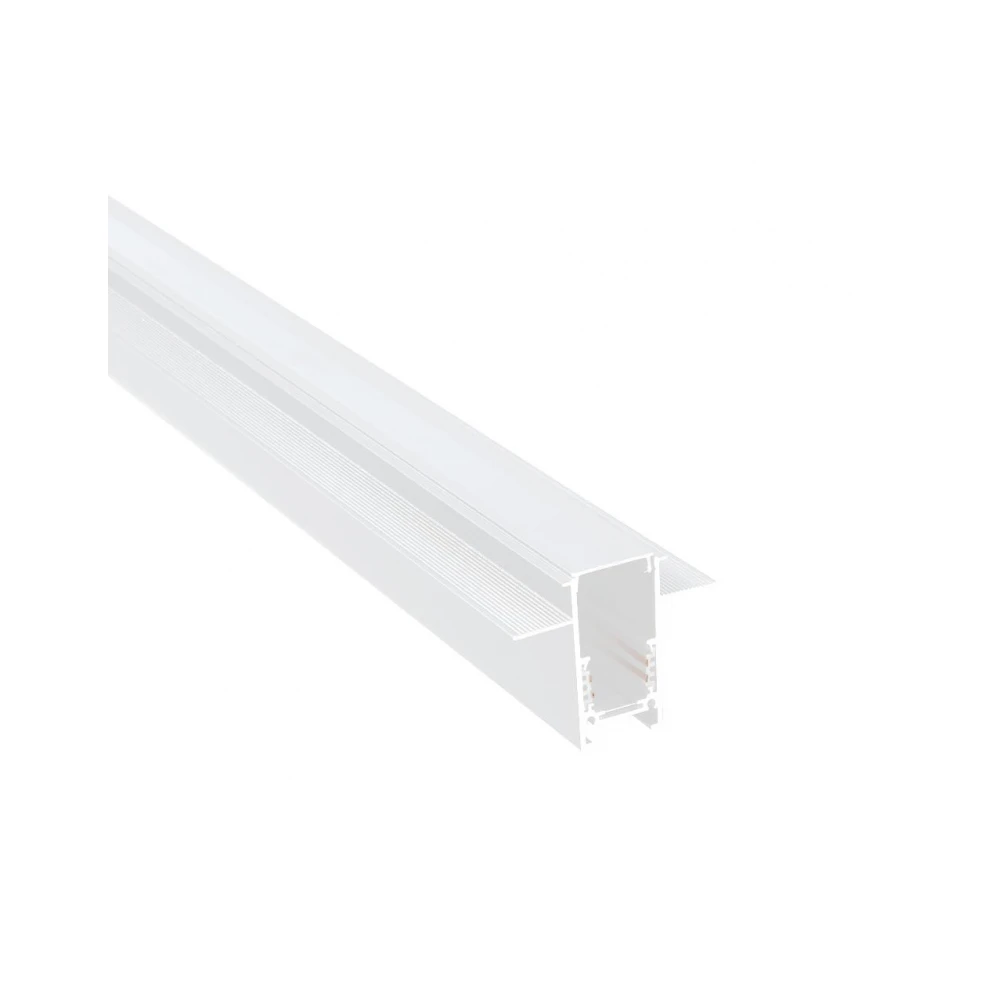 ΜΑΓΝΗΤΙΚΗ ΡΑΓΑ Χωνευτή Standard 48v Magnetic Track Recessed Track 2m Λευκό- UNIVERSE