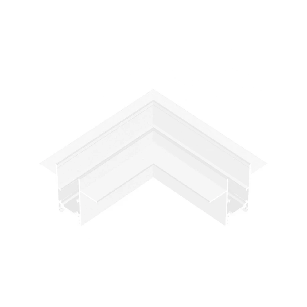 Horizontal 90° Joint Για ΜΑΓΝΗΤΙΚΗ ΡΑΓΑ Χωνευτή Standard 48v Λευκό- UNIVERSE