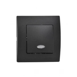 LILLIUM ΜΠΟΥΤΟΝ+ΦΩΣ ΜΑΥΡΟ ΜΑΤ MAKEL