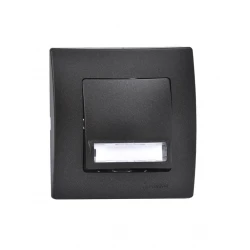 LILLIUM ΜΠΟΥΤΟΝ ΕΠΙΓΡ+ΦΩΣ ΜΑΥΡΟ ΜΑΤ MAKEL