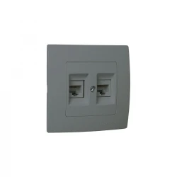 LILLIUM ΠΡ.DATA RJ45 2ΠΛ.C5 ΑΣΗΜΙ ΜΑΤ MAKEL