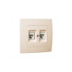 LILLIUM ΠΡ.DATA RJ45 2ΠΛ.C6 ΜΠΕΖ MAKEL