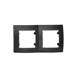 LILLIUM ΠΛΑΙΣΙΟ 2ΠΛΟ ΟΡΙΖ. ΜΑΥΡΟ ΜΑΤ MAKEL