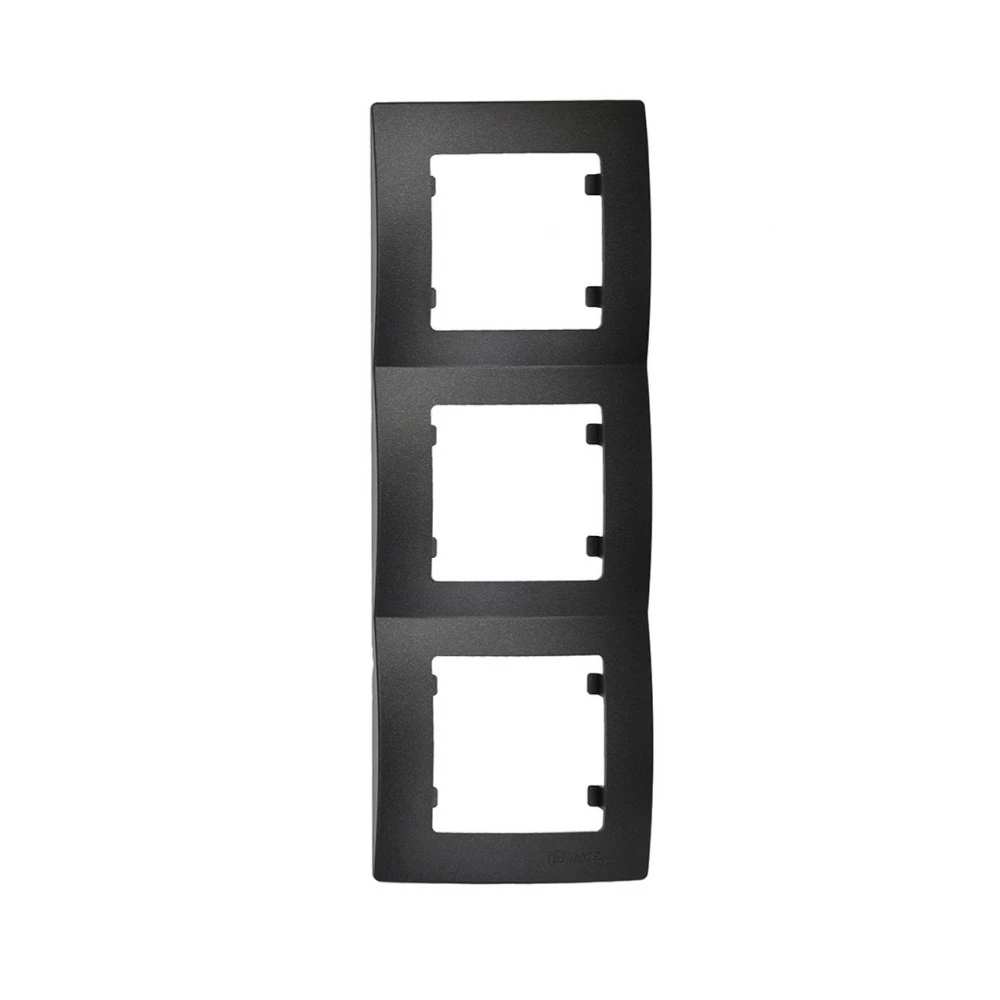 LILLIUM ΠΛΑΙΣΙΟ 3ΠΛΟ ΚΑΘΕΤΟ ΜΑΥΡΟ ΜΑΤ MAKEL