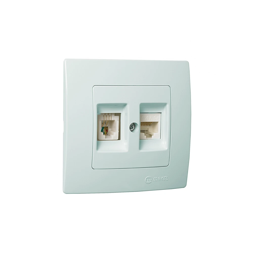 LILLIUM ΠΡΙΖ.TF RJ11+DATA RJ45 C6 ΠΕΡΛΕ MAKEL