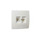 LILLIUM ΠΡΙΖ.TF RJ11+DATA RJ45 ΛΕΥΚΟ MAKEL