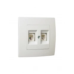LILLIUM ΠΡΙΖΑ TF RJ11 2ΠΛΗ ΛΕΥΚΟ MAKEL