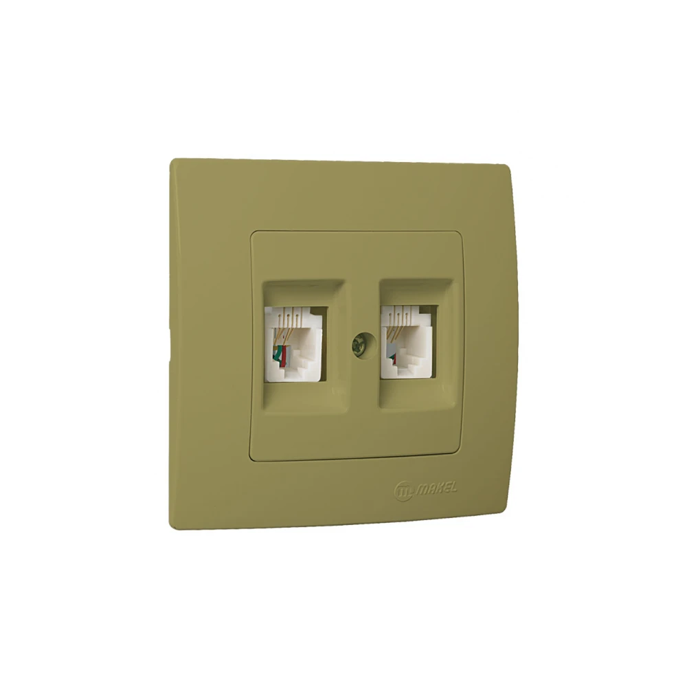 LILLIUM ΠΡΙΖΑ TF RJ11 2ΠΛΗ ΧΡΥΣΟ ΜΑΤ MAKEL