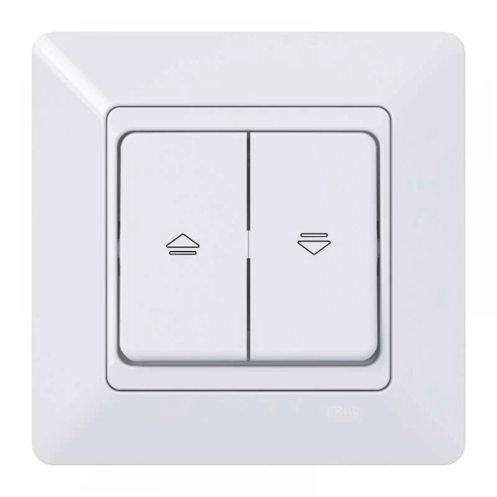 Μπουτόν Ρολλών 240V/10A Χωνευτός Στεγανός IP44 MIKRO - UNIVERSE