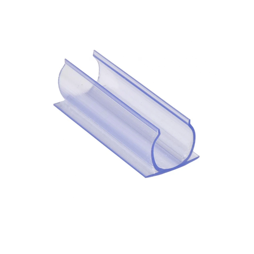 ROUND NEON CLIPS 5CM ΓΙΑ ΤΑΙΝΙΑ LED MONOCROME ΣΕΤ 5ΤΜΧ - UNIVERSE 