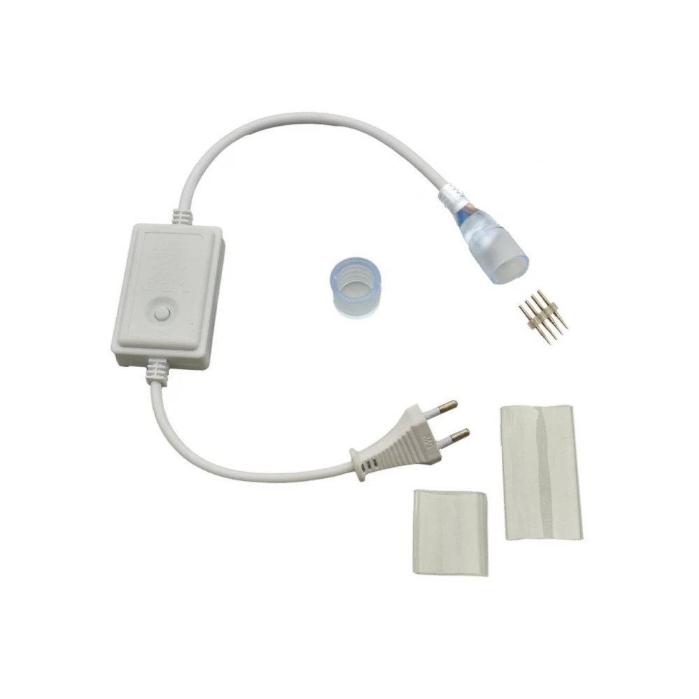 ROUND NEON MANUAL CONTROLLER RGB 50Μ ΜΕ ΘΕΡΜΟΣΥΣΤΕΛΟΜΕΝΟ 7cm ΚΑΙ ΤΕΡΜΑΤΙΚΗ ΤΑΠΑ UNIVERSE