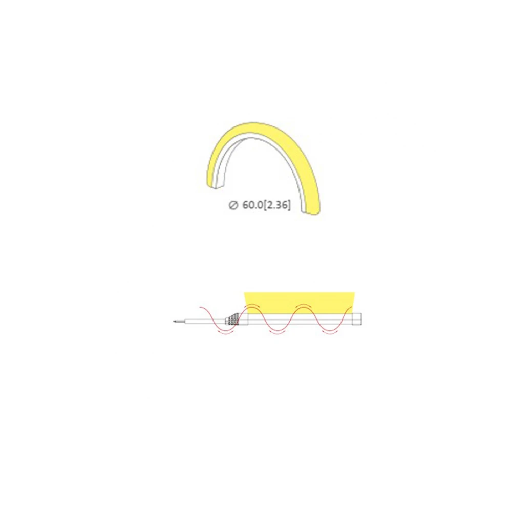 FLAT 90 TAINIA LED SMD 8.2W 220-240V 120° IP65 DIMMABLE - UNIVERSE Θερμό Λευκό