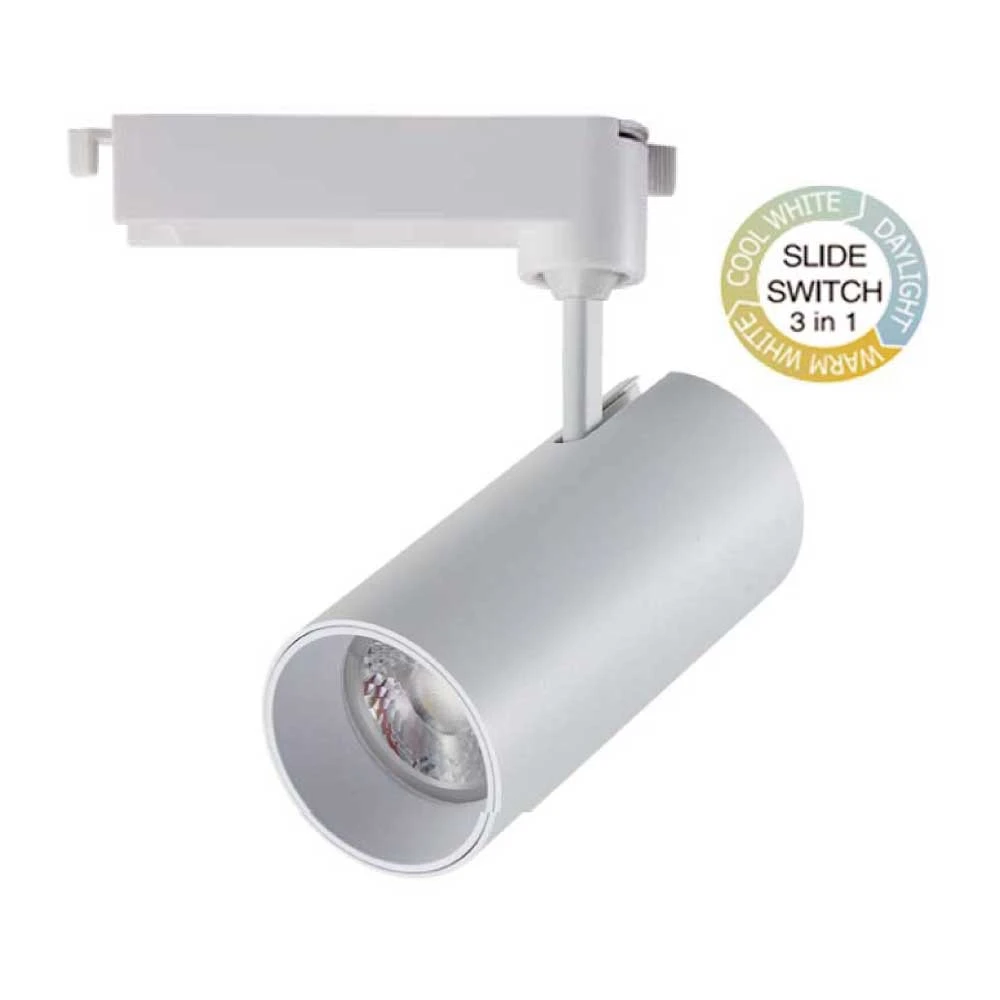 Σποτ ράγας 30W LED COB με αντάπτορα 2 καλωδίων CCT tunable - Λευκό - UNIVERSE