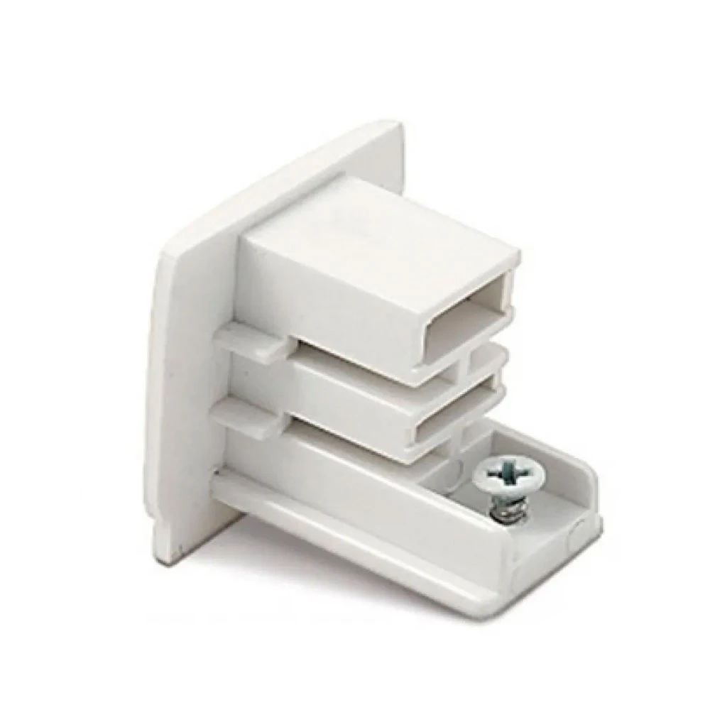 Τερματική Τάπα Για Τριφασική Ράγα Φωτισμού Λευκή - UNIVERSE