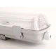  TWO in ONE σκαφάκι Έτοιμο Φωτιστικό LED Σκάφη Για T8 2x18W Σε Γκρι Ανοικτό PC L1200 Universe